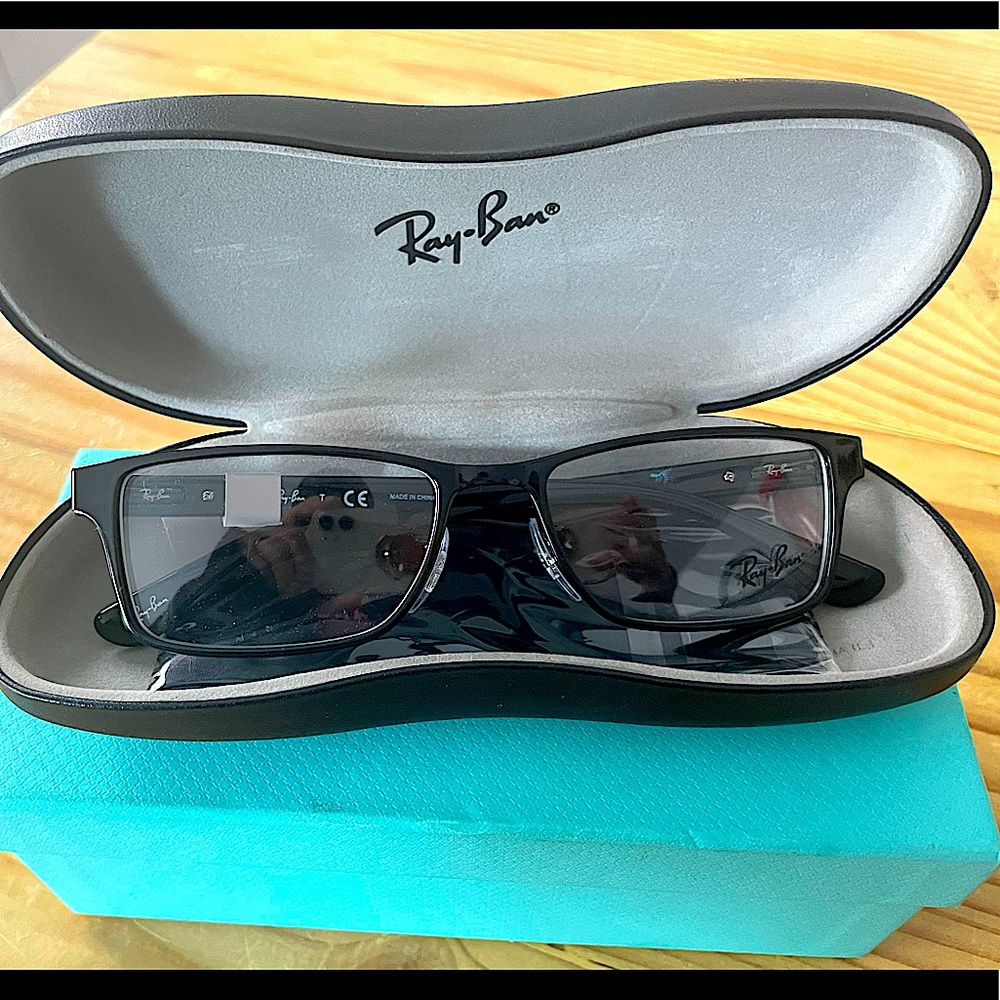 Rayban Black metal glasses frame BRAND NEW with TAGs and Box, never used.